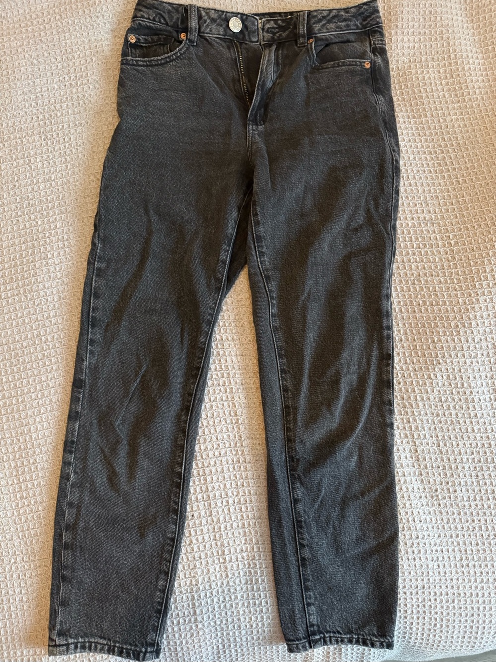 Garage Women's Black Straight Leg Mom Jeans